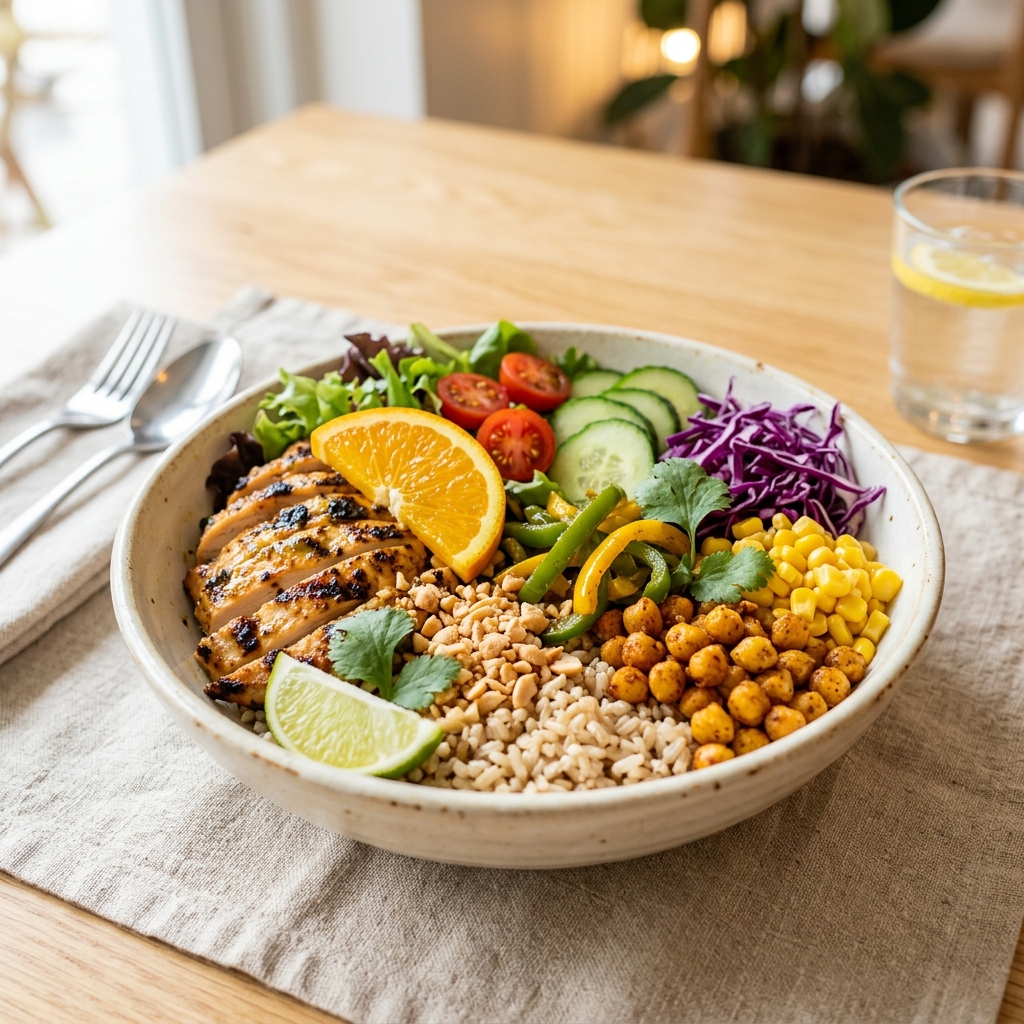 Citrus Chicken Rice Bowl